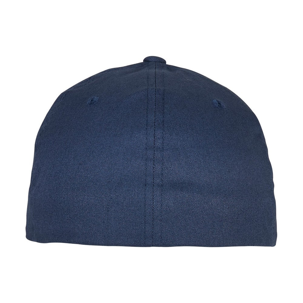 Navy - Back - Flexfit Unisex Adult Cotton Twill Baseball Cap