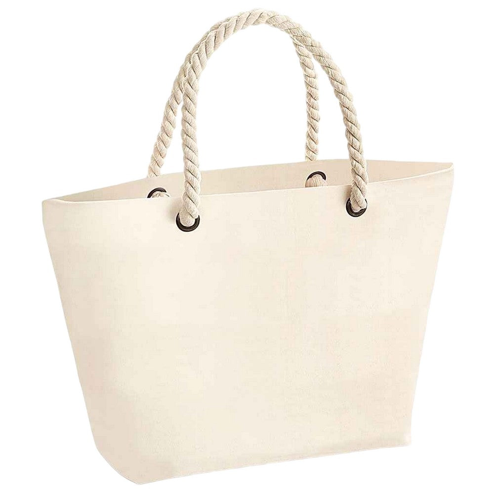 Natural - Front - Westford Mill Nautical Tote Bag