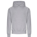 Grey - Front - Awdis Unisex Adult Signature Heather Heavyweight Hoodie