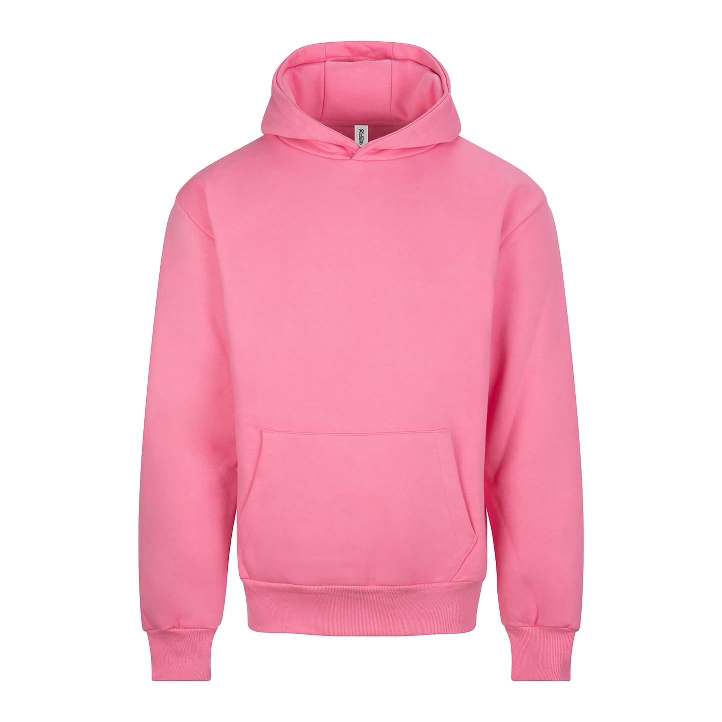 Bubblegum Pink - Front - Awdis Unisex Adult Signature Heavyweight Hoodie