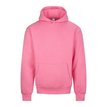 Bubblegum Pink - Front - Awdis Unisex Adult Signature Heavyweight Hoodie