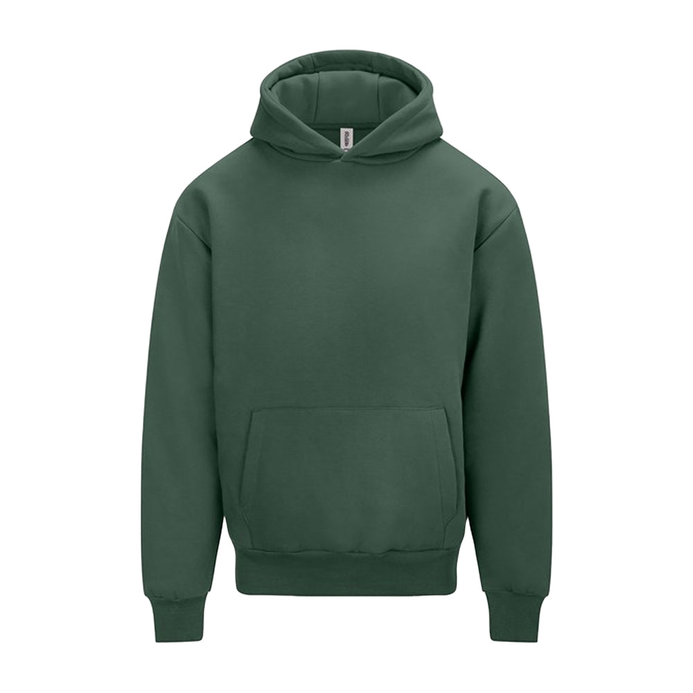 Bottle Green - Front - Awdis Unisex Adult Signature Heavyweight Hoodie