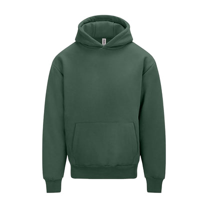 Bottle Green - Front - Awdis Unisex Adult Signature Heavyweight Hoodie
