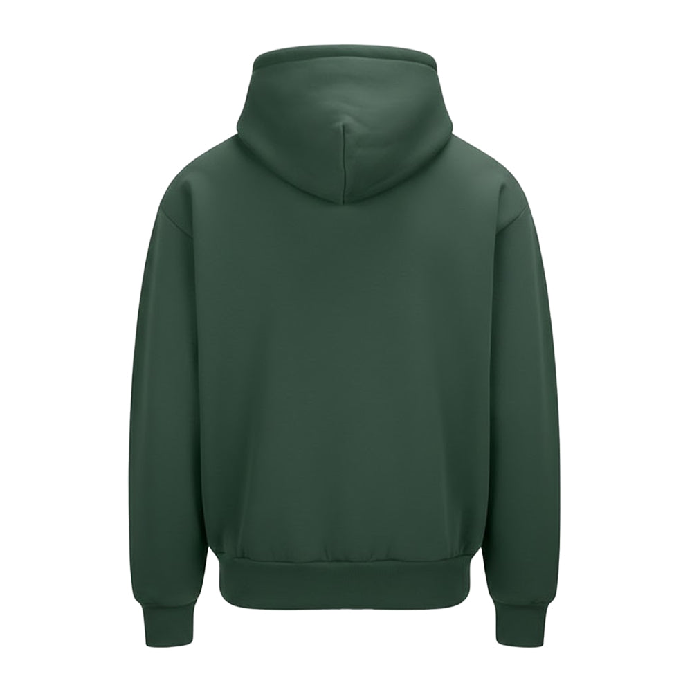 Bottle Green - Back - Awdis Unisex Adult Signature Heavyweight Hoodie