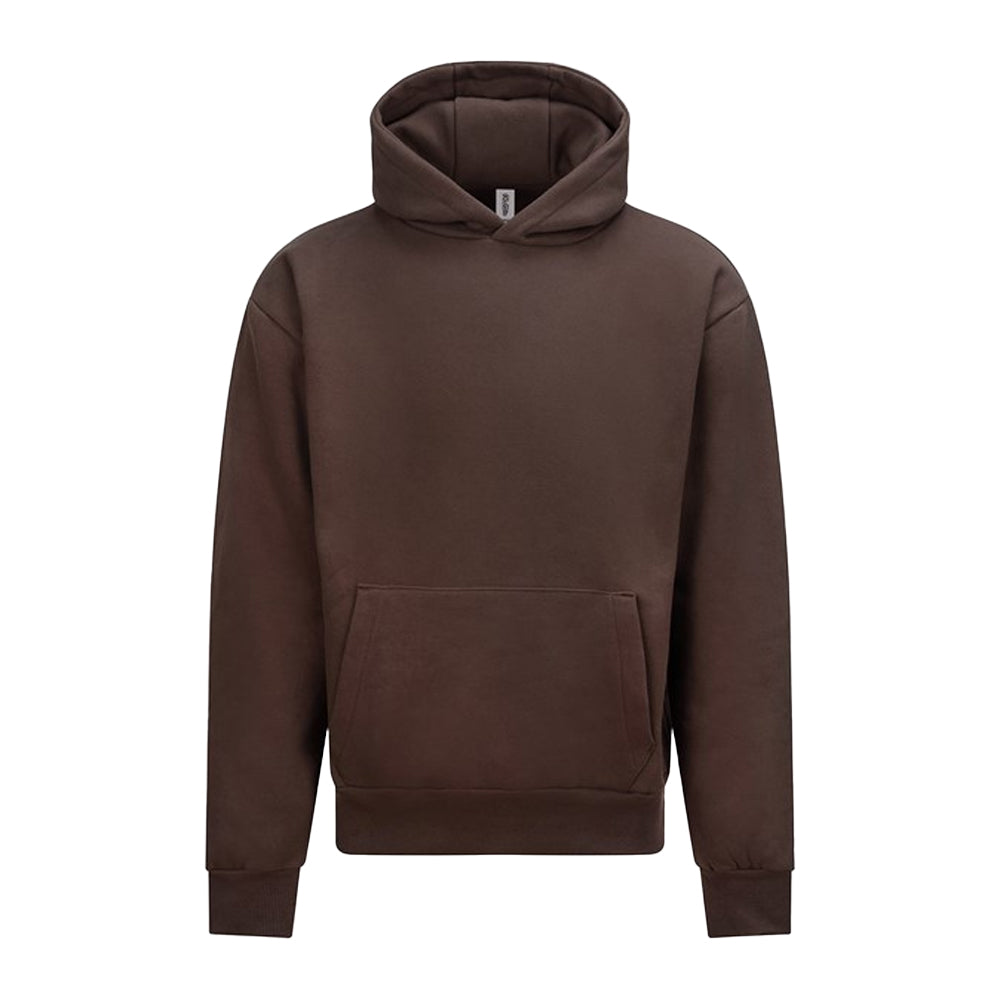 Espresso - Front - Awdis Unisex Adult Signature Heavyweight Hoodie