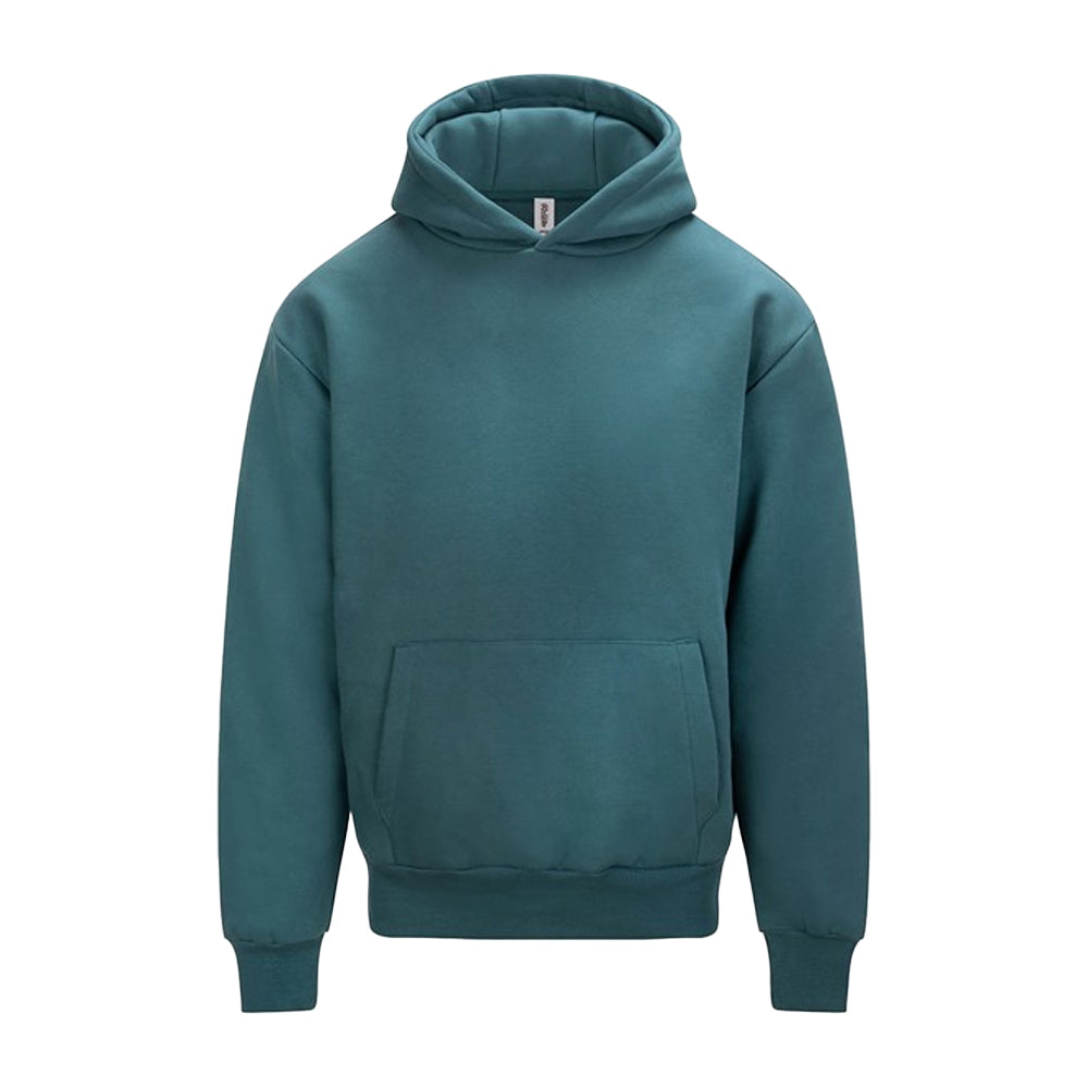 Teal - Front - Awdis Unisex Adult Signature Heavyweight Hoodie