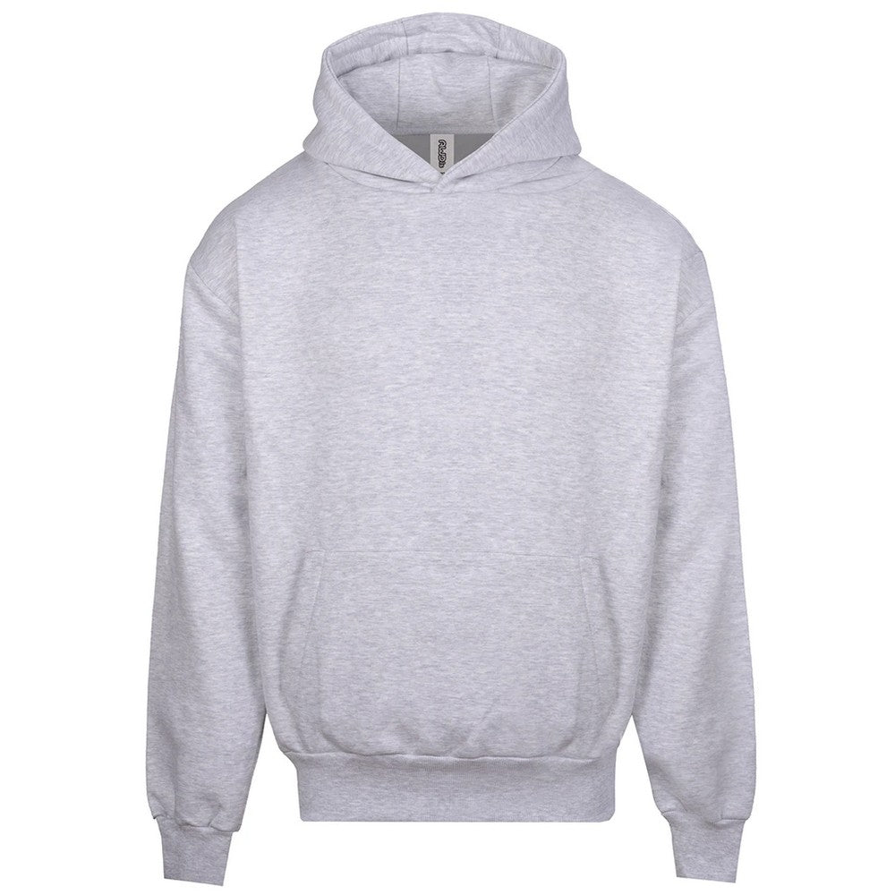 Ash - Front - Awdis Unisex Adult Signature Heavyweight Hoodie