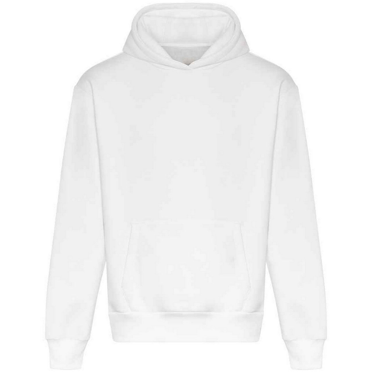 White - Front - Awdis Unisex Adult Signature Heavyweight Hoodie