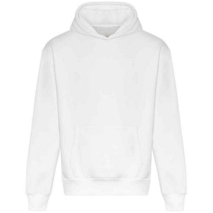 White - Front - Awdis Unisex Adult Signature Heavyweight Hoodie