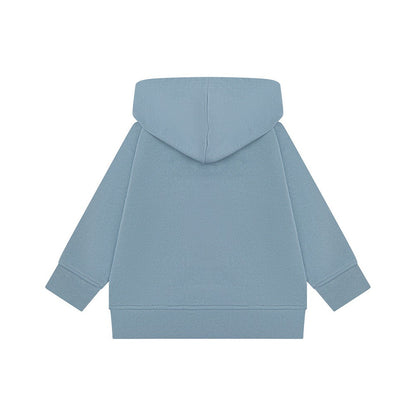 Stone Blue - Back - Larkwood Childrens-Kids Sustainable Hoodie