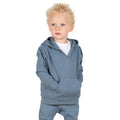 Stone Blue - Side - Larkwood Childrens-Kids Sustainable Hoodie