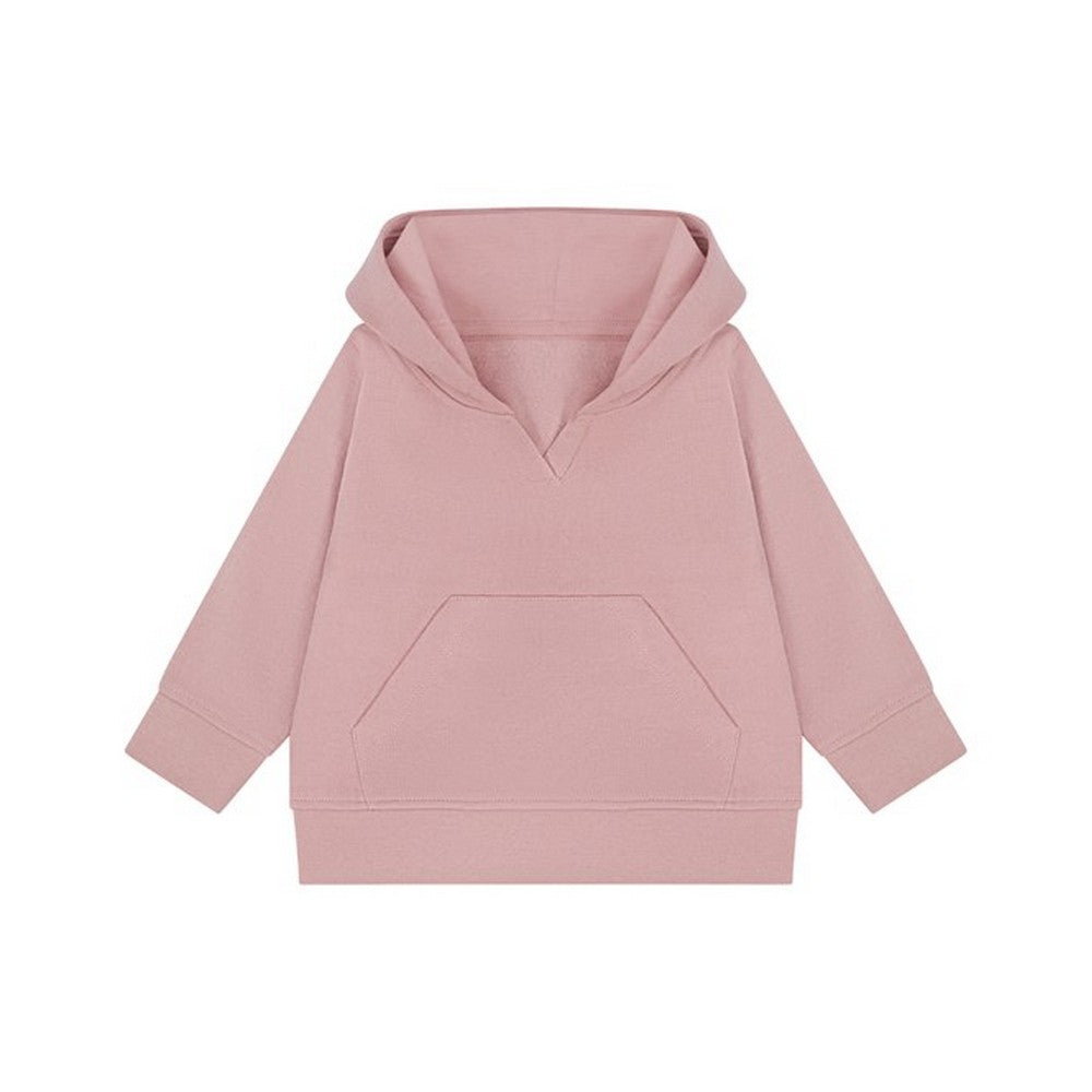 Soft Pink - Front - Larkwood Childrens-Kids Sustainable Hoodie