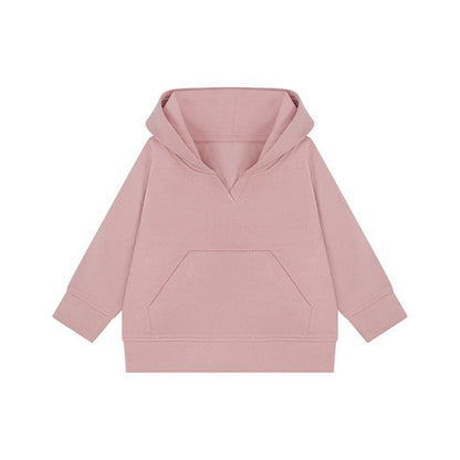 Soft Pink - Front - Larkwood Childrens-Kids Sustainable Hoodie