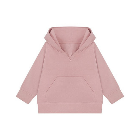 Soft Pink - Front - Larkwood Childrens-Kids Sustainable Hoodie