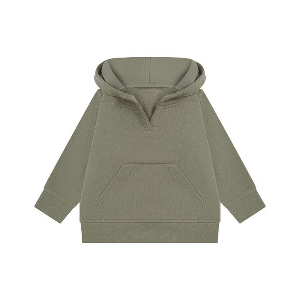 Khaki - Front - Larkwood Childrens-Kids Sustainable Hoodie