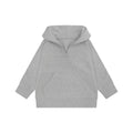 Heather Grey - Front - Larkwood Childrens-Kids Sustainable Hoodie