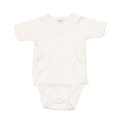 Organic Natural - Front - Babybugz Baby Organic Kimono Bodysuit