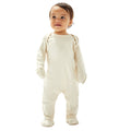 Organic Natural - Back - Babybugz Baby Envelope Organic Sleepsuit