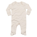 Organic Natural - Front - Babybugz Baby Envelope Organic Sleepsuit