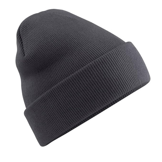 Graphic Grey - Front - Beechfield Unisex Adult Original Polylana Cuffed Beanie