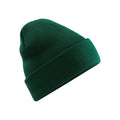 Bottle Green - Front - Beechfield Unisex Adult Original Polylana Cuffed Beanie