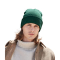 Bottle Green - Front - Beechfield Unisex Adult Original Polylana Cuffed Beanie