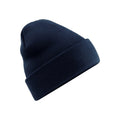 French Navy - Front - Beechfield Unisex Adult Original Polylana Cuffed Beanie