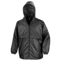 Black - Front - Result Core Unisex Adult Core Lightweight Waterproof Jacket
