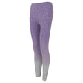 Purple-Light Grey Marl - Lifestyle - Tombo Womens-Ladies Fade Seamless Leggings