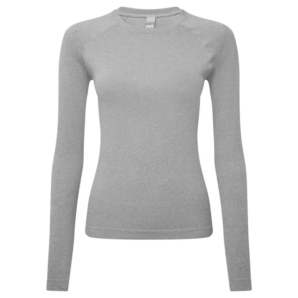 Heather Grey - Front - Onna Womens-Ladies Unstoppable Base Layer Top