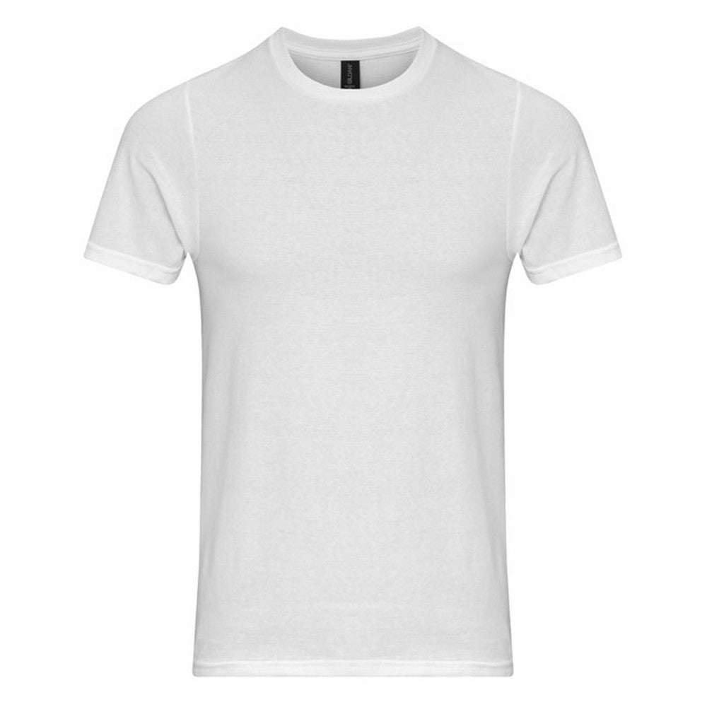 White - Front - Gildan Mens Softstyle T-Shirt