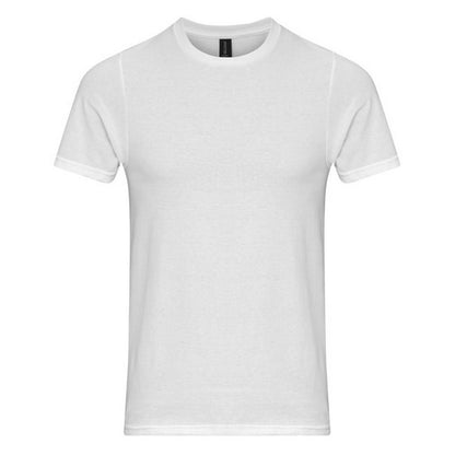 White - Front - Gildan Mens Softstyle T-Shirt