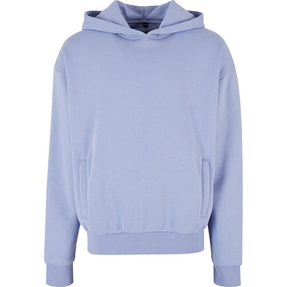 Viola Blue - Front - Build Your Brand Mens Oversized Hoodie