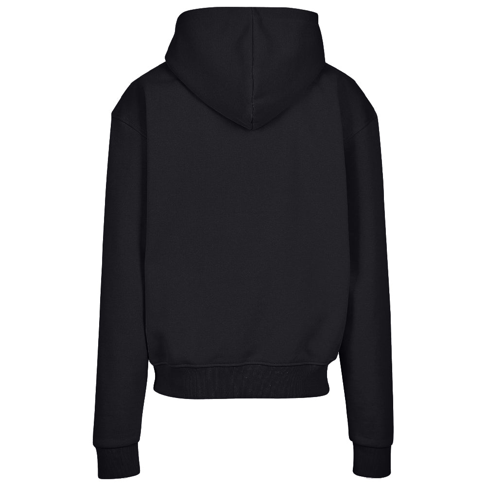 Black - Back - Build Your Brand Mens Oversized Hoodie