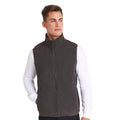 Charcoal - Side - PRO RTX Mens Fleece Gilet