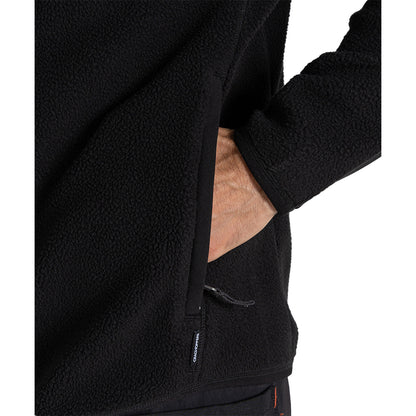 Black - Side - Craghoppers Mens Morley Fleece Work Jacket