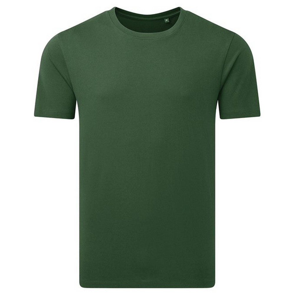 Forest Green - Front - Anthem Unisex Adult Midweight Organic T-Shirt