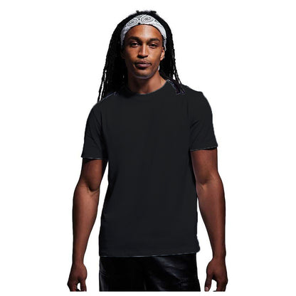 Black - Back - Anthem Unisex Adult Midweight Organic T-Shirt