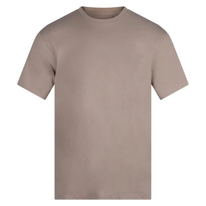 Stone - Front - Anthem Unisex Adult Midweight Organic T-Shirt