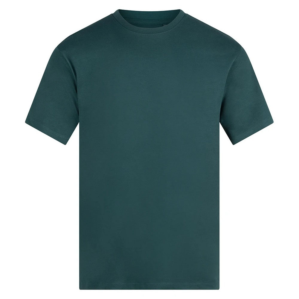 Pine Green - Front - Anthem Unisex Adult Midweight Organic T-Shirt