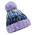 Lavender Fizz - Back - Beechfield Childrens-Kids Corkscrew Pom Pom Beanie