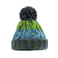 Electric Grey - Front - Beechfield Childrens-Kids Corkscrew Pom Pom Beanie