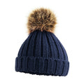 Light Grey - Front - Beechfield Baby Pom Pom Chunky Beanie