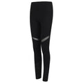 Black - Lifestyle - Tombo Womens-Ladies Panelled Leggings