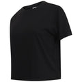 Black - Lifestyle - SF Womens-Ladies Boxy Crop T-Shirt