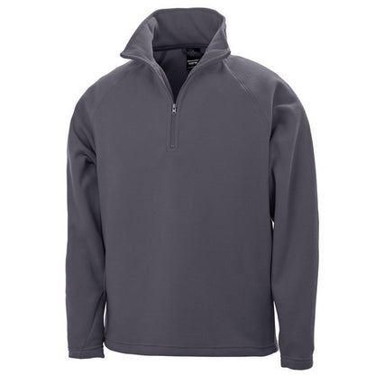 Charcoal - Front - Result Core Unisex Adult Fleece Top