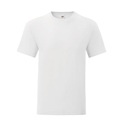 White - Front - Fruit of the Loom Mens Iconic T-Shirt