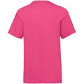 Fuchsia - Back - Fruit of the Loom Childrens-Kids Valueweight T-Shirt