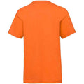 Orange - Back - Fruit of the Loom Childrens-Kids Valueweight T-Shirt