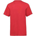 Red - Back - Fruit of the Loom Childrens-Kids Valueweight T-Shirt